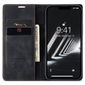 Miniatyrbilde 4 av 8: CASEME Retro Lommebok Etui for iPhone 15 - Svart Black
