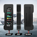 Miniatyrbillede 10 af 10: Batteritester 6-LED bilfejltester Batterikontrol Billastbil Motorcykel Black