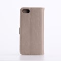 Miniatyrbilde 9 av 11: Retro Lærveske Stativ Skall Etui for iPhone 7 Plus Beige