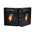 Pikkukuva 6 / 11: RGB LED Mask Gesture Face-Changing Glowing Mask Halloween Party Black