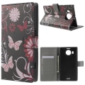 Pikkukuva 1 / 8: Microsoft Lumia 950 XL Plånboksfodral Butterflies Black