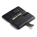 Pikkukuva 2 / 11: Samsung Galaxy S22+ 5G DG.MING Irrotettava 2-in-1-lompakon suojakotelo Black