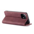 Pikkukuva 10 / 11: CASEME Retro Wallet Case for Xiaomi Mi 11 - Wine Red Red