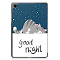 Pikkukuva 2 / 7: Kolminkertainen telinekotelo Samsung Galaxy Tab A9+ 11" - Cat Multicolor