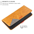 Miniatyrbillede 4 af 6: BINFEN COLOR Til Samsung Galaxy A56 Stødsikkert Pungcover – Brun Brown