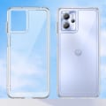 Miniatyrbild 1 av 8: För Motorola Moto G13 / G23 TPU + Akryl Anti-dropp Fodral Skal Transparent