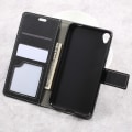 Miniatyrbillede 10 af 10: Cross Texture Wallet Case for Asus Zenfone Live ZB501KL Black