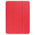 Miniatyrbilde 3 av 10: For OnePlus Pad Tri-fold Stativ Våkne / Sove Deksel Tablettveske - Rød Red