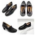 Pikkukuva 3 / 6: 2kpl säädettävä muovikenkä Shoe block Extender kenkäkoko - Nainen Black