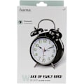 Pikkukuva 3 / 3: HAMA Alarm Clock Nostalgi Black Black