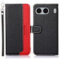 Pikkukuva 1 / 6: KHAZNEH OnePlus Nord 4 Lompakkokotelo Nahkainen Flip Cover Black
