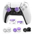 Miniatyrbilde 2 av 3: 2 stk Tommelgrep Fingergrep kompatibel med Xbox 360 Series X Series S Switch Pro Joystick - Gjennomsiktig svart Transparent