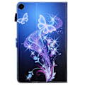 Miniatyrbillede 3 af 8: For Samsung Galaxy Tab A9 Flip Stand Case PU Leather Pattern Tablet Cover Multicolor