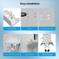 Miniatyrbillede 5 af 11: PlayStation PS5 Slim Wall Mount Bracket Kontroloplader Transparent