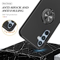 Miniatyrbilde 4 av 7: Samsung Galaxy A55 Finger Ring Kickstand Hybrid Case Black