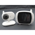 Miniatyrbillede 8 af 11: 2.4G Digital trådløs 3,5 tommer farve LCD babymonitor 5m Night Vision SP850 White