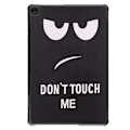 Miniatyrbilde 4 av 9: Trifold Stativdeksel for Lenovo Tab M10 (Gen 3) - Don't Touch Me Multicolor