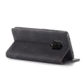 Pikkukuva 2 / 11: CASEME Retro lompakkokotelo Xiaomi Redmi Note 9 Prolle Black
