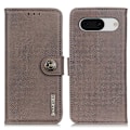 Miniatyrbilde 1 av 8: KHAZNEH Lommebok Stativ Etui For Google Pixel 8a Khaki