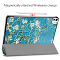 Miniatyrbilde 5 av 7: Etui for iPad Pro 11 (2024) med tredelt stativ - Blomst Multicolor