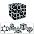Miniatyrbild 1 av 11: Fidget 6x6x6cm 3D Magnetisk Kub Förändrande Magisk Kub Pussel multifärg