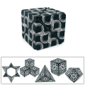 Miniatyrbilde 1 av 11: Fidget 6x6x6cm 3D magnetisk kube skiftende magisk terningpuslespill Multicolor