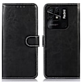 Pikkukuva 1 / 6: Xiaomi Redmi 10C Crazy Horse Texture -puhelinkotelolle Black