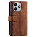Pikkukuva 3 / 7: Xiaomi Redmi Note 14 4GC Kuori Vetoketjutaskulla ja 9 Korttipaikalla Brown