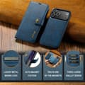 Miniatyrbillede 5 af 10: DG.MING Aftageligt delt telefonpungcover til iPhone 18 Pro / 17 Pro Blue
