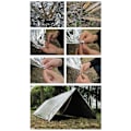 Pikkukuva 7 / 8: hätähuopa Survival Rescue First Aid Foil Lämpöpeite 130x210cm Silver one size