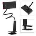 Pikkukuva 1 / 6: Universal Lazy Bracket iPad-matkapuhelimen tablet-tietokoneelle - musta Black