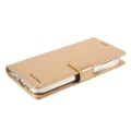 Miniatyrbillede 9 af 11: MERCURY GOOSPERY Blue Moon Wallet Case iPhone 13 Mini - Gold Gold
