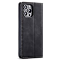 Miniatyrbillede 9 af 11: CASEME Retro tegnebog taske til iPhone 14 Pro - sort Black