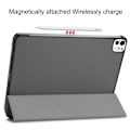 Miniatyrbild 6 av 8: Till iPad Pro 11 (2024) Slim fit tri-fold fodral - Grå grå