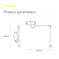 Pikkukuva 6 / 11: Erittäin suuri tablettipidike, sopii 4,7" - 12,9" White