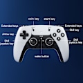 Pikkukuva 10 / 10: Game Stick 4K Dual 2.4G langattomat peliohjaimet ja 128G 30000+ Games for TV White