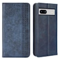 Miniatyrbillede 1 af 5: Google Pixel 7a Stand Phone Case Fuld Protection Pung Cover - Blå Blue