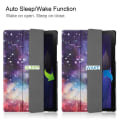 Miniatyrbillede 4 af 8: Trifoldet stativetui til Samsung Galaxy Tab A8 10.5" (2021) - Galaxy Multicolor