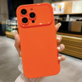 Pikkukuva 2 / 2: Slim-Fit TPU-puhelinkotelon suojakuori iPhone 15 Pro -kuorelle - Oranssi Orange