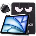 Miniatyrbilde 1 av 8: Etui for iPad Air 11 (2024) - Tri-fold Stativ, Tablettdeksel med pennholder - Don't Touch Multicolor