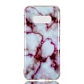 Pikkukuva 1 / 5: Marble Pattern IMD TPU Soft Back Case for Samsung Galaxy S10e - Style E Black