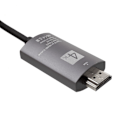 Miniatyrbild 4 av 8: USB-C till HDMI Kabel Adapter 4K High Speed Adapter - Svart Svart