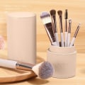 Miniatyrbild 2 av 7: BANFI 7st Ögonskugga Foundation Läpp Makeup Borste Set med Box Rosa