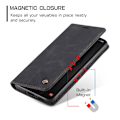 Miniatyrbillede 6 af 6: CASEME Retro Pung Taske til Samsung Galaxy A56 - Sort Black