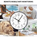 Pikkukuva 4 / 11: Seinäkello MiniCamera Valvonta Piilotettu WiFi Kamera Spy Black