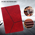 Miniatyrbillede 5 af 11: Til iPad 10.2 (2021)/(2020)/(2019) Almindeligt PU-læder tabletcover Red
