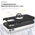 Miniatyrbillede 7 af 7: iPhone 12 Mini Fingerring Kickstand Hybrid Taske Black