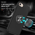 Pikkukuva 2 / 7: iPhone SE/8/7/6/6S sormirengastuki hybridikotelo Black