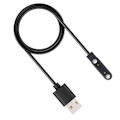 Miniatyrbillede 3 af 8: Universal 7,62 mm Smart Watch-oplader 2 pin opladningskabel Black