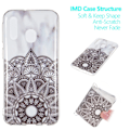 Miniatyrbillede 2 af 5: Marble Pattern IMD TPU Soft Back Case for Samsung Galaxy A40 - Style B Black